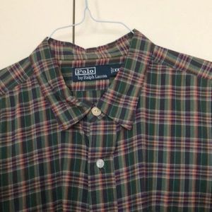 Ralph Lauren Polo Buttondown suede elbow patch